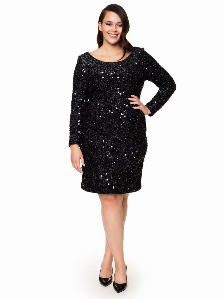 Sukienka MAXI z cekinami ARLINGTON Potis&Verso w stylu shiny