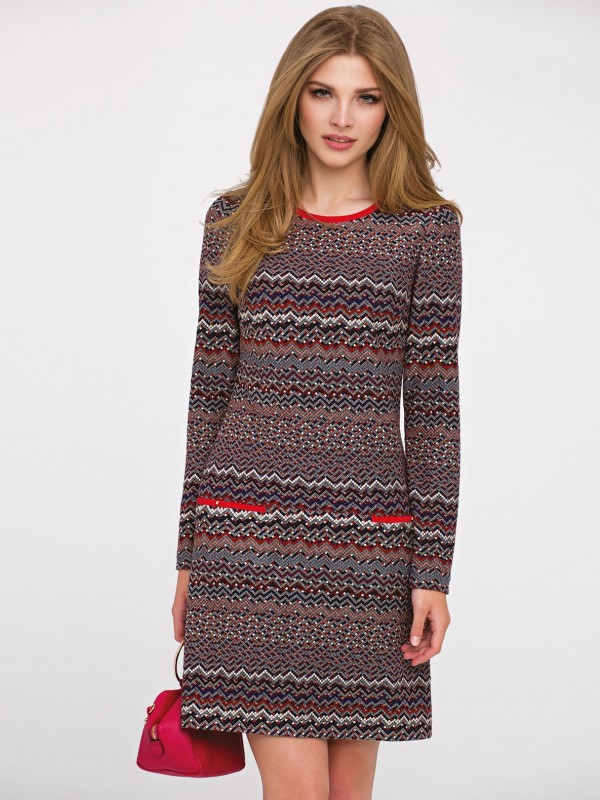 Sukienka Laiza L'AF - dzianinowa sukienka o kroju A
