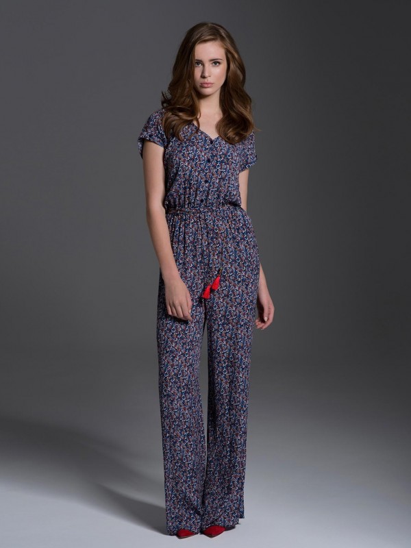 Kombinezon w kwiatowy wzór Leo L'AF