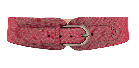 Różowy szeroki pasek Potis&Verso