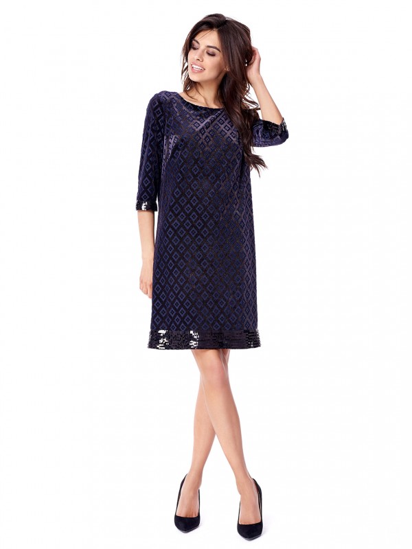 WIECZOROWA BŁYSZCZĄCA SUKIENKA POTIS & VERSO ALICANTE