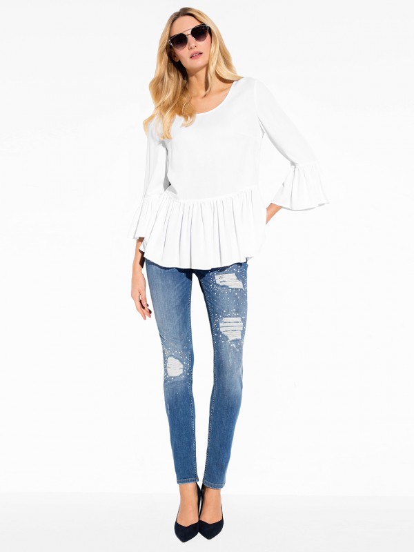 BIAŁA BLUZKA W STYLU BOHO L'AF RENA