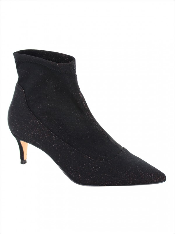 BOTKI Z BROKATOWYM POŁYSKIEM NA SZPILCE MENBUR