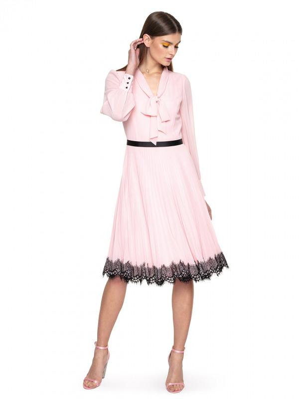 SUKIENKA Z PLISAMI I KORONKĄ L'AF JASMINE