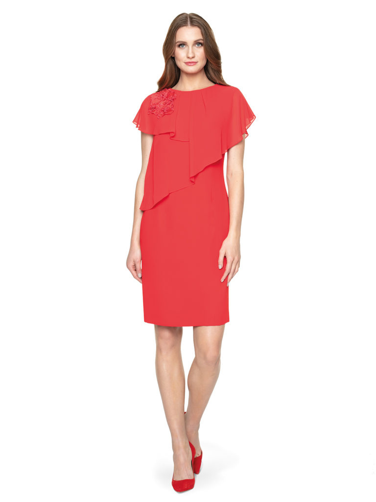 CZERWONA SUKIENKA POTIS & VERSO ABRI