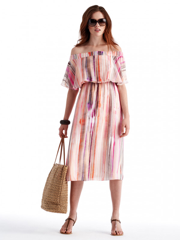 SUKIENKA Z HISZPAŃSKIM DEKOLTEM POTIS & VERSO BRAZILIA