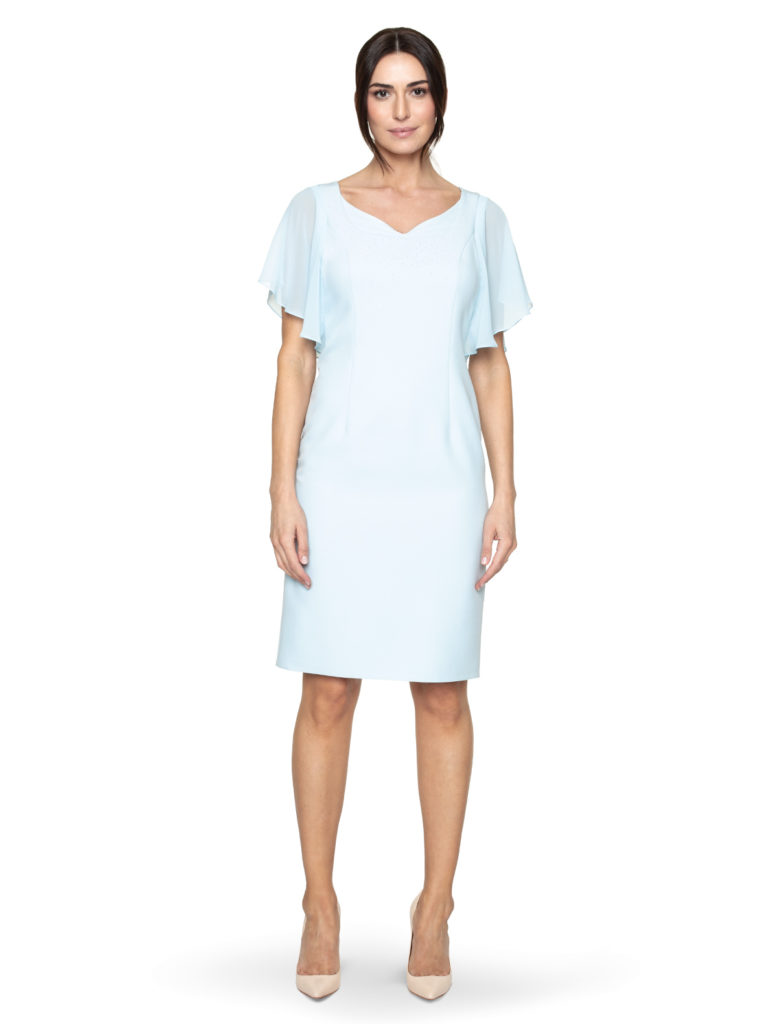 BŁĘKITNA SUKIENKA POTIS & VERSO ALIX