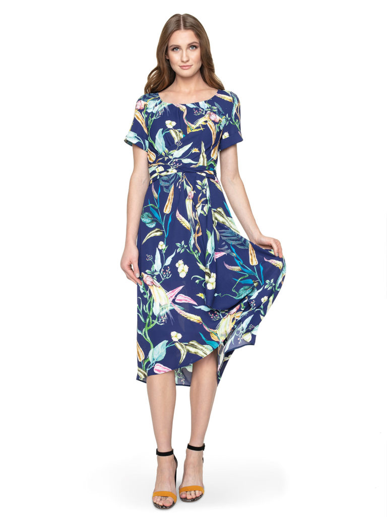 SUKIENKA Z OZDOBNYM WĘZŁEM POTIS & VERSO KORFU