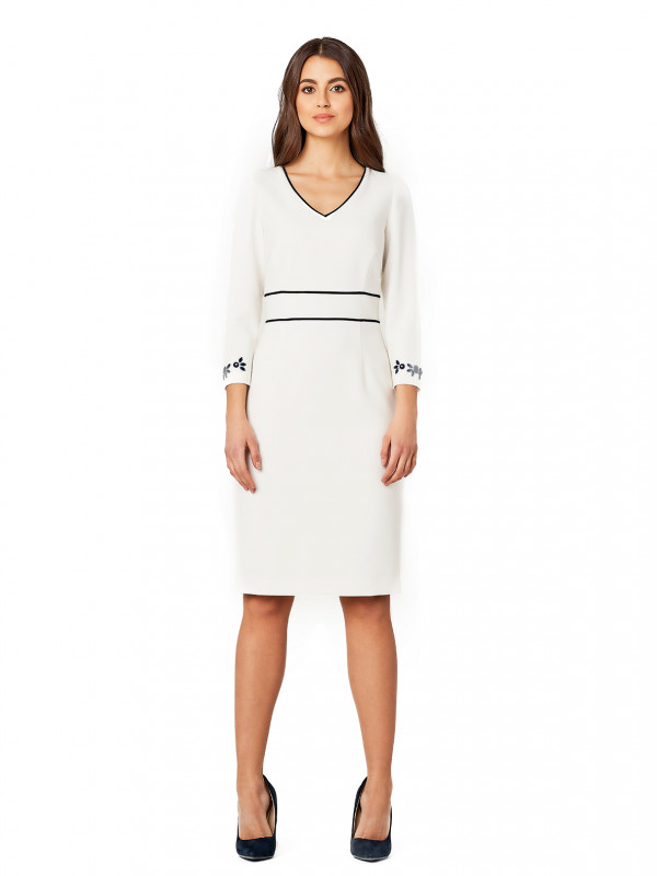 WIZYTOWA SUKIENKA ZE ZDOBIENIAMI POTIS & VERSO SHERYL