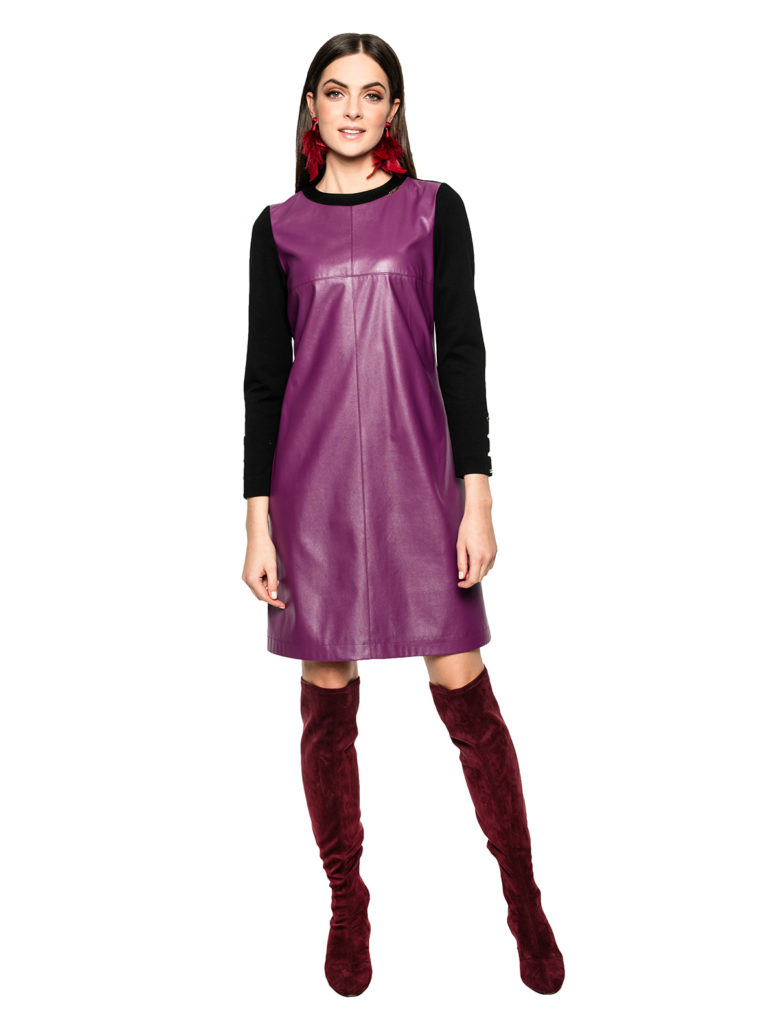 SUKIENKA Z EKO SKÓRY L'AF LONI