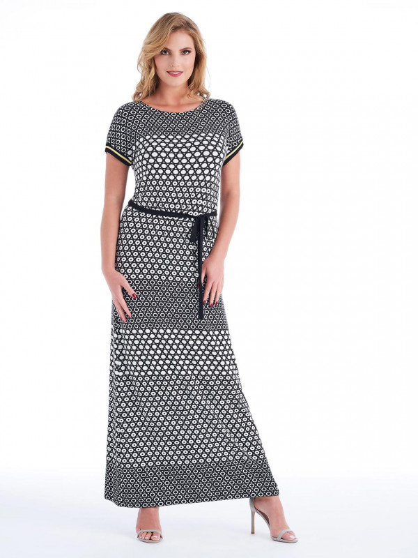 WZORZYSTA SUKIENKA POTIS & VERSO TRAPO